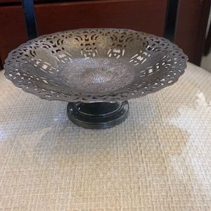 💚 Vintage Silver plated copper Candy dish “A. Rogers”‎